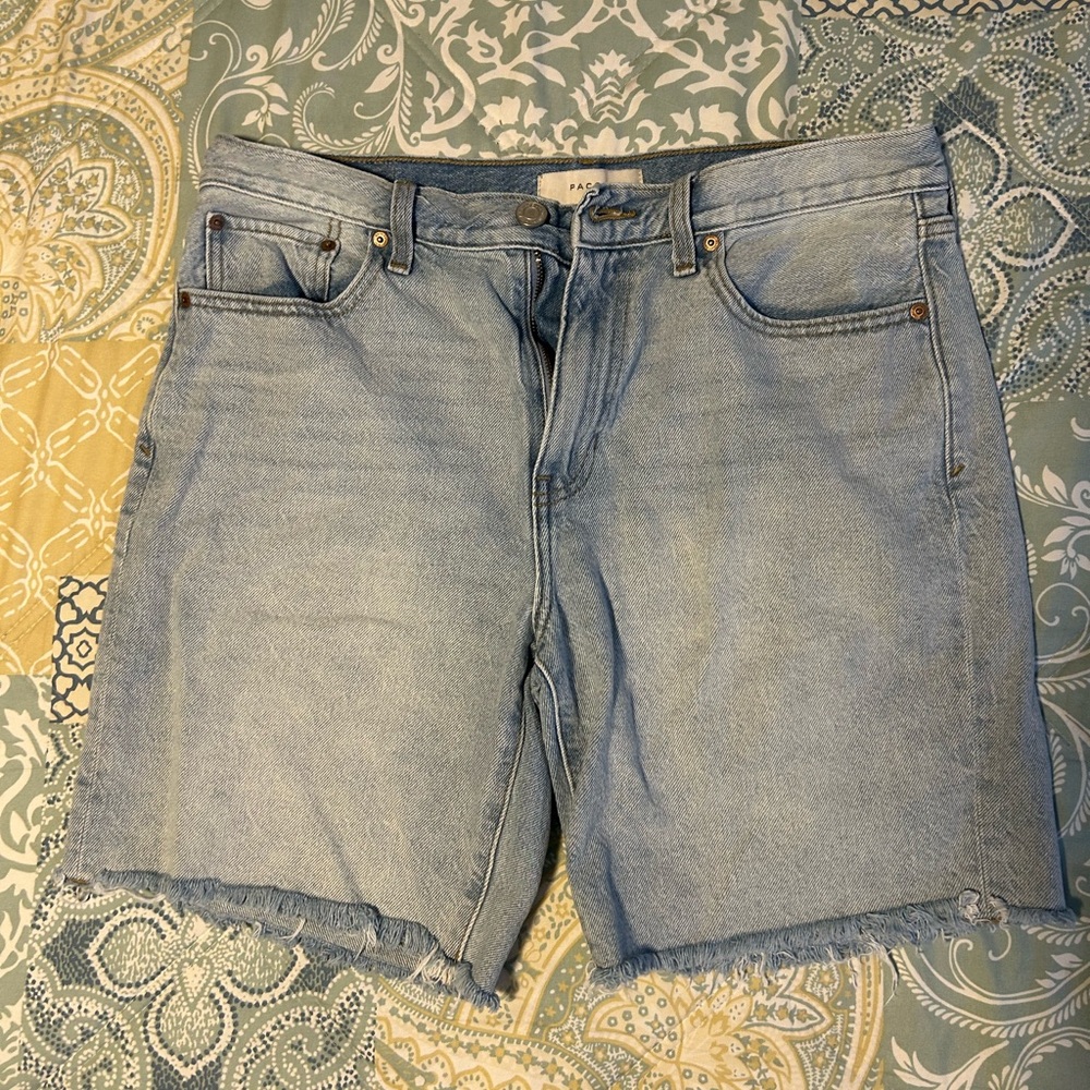 Men’s Pacsun Denim Cutoff Jorts Size 33